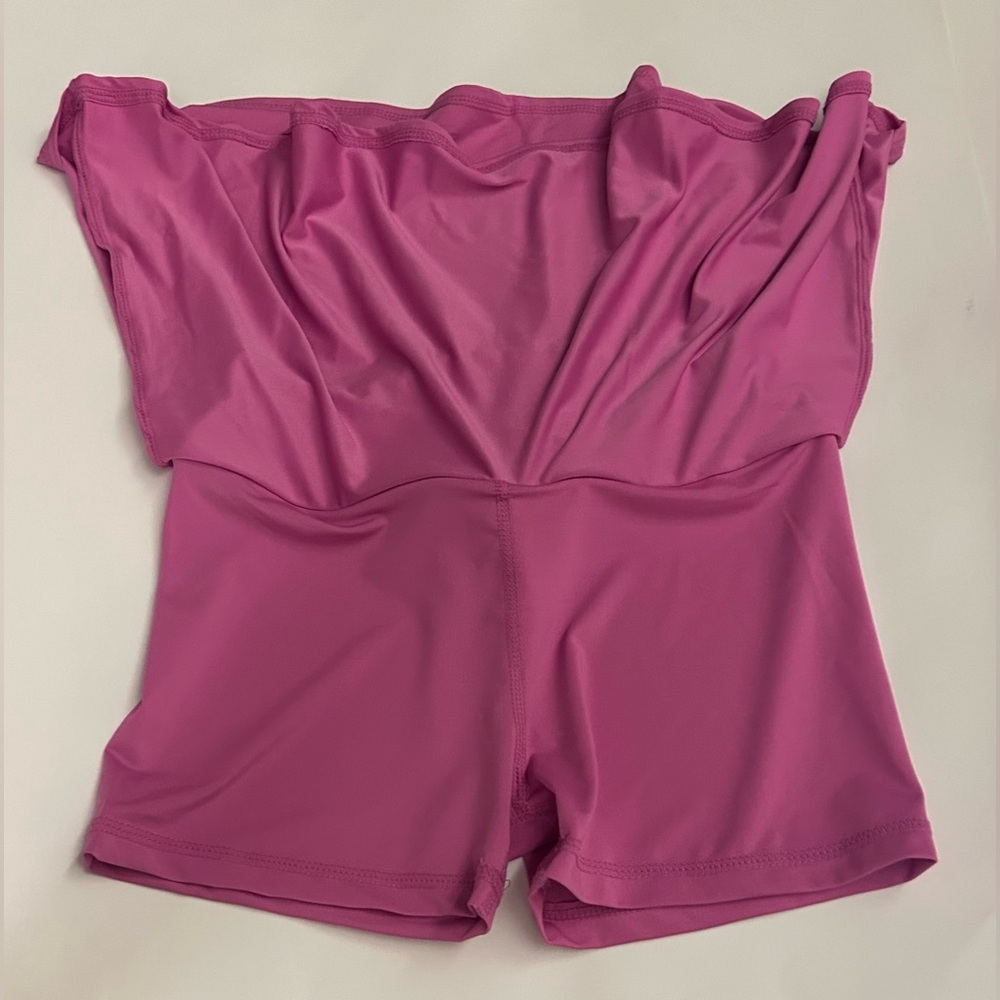 New 90 Degree by Reflex Girls 2 Piece Skort Set Pink White Girls size L (12) - Picture 13 of 16